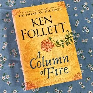 'A Column of Fire' Book - hard back